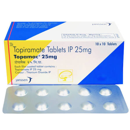 Buy Topamac 25 mg Tablet online | Uses, Side Effects, Price and substitutes | Apollo Pharmacy