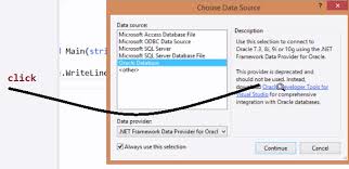 Queries to identify oracle forei. Connect Oracle With Visual Studio