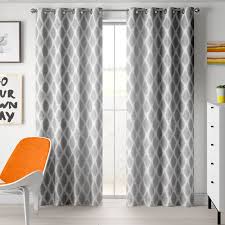 The home of your dreams is just an overstock order away! Ebern Designs Hutton Geometric Blackout Grommet Single Curtain Panel Reviews Wayfair