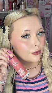 trying my DIY elf halo glow blush for the first time #elfcosmetics  #elfhaloglow #diyblush #customblush #blush