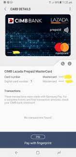 Due to system upgrade, cimb lazada prepaid mastercard application service is temporarily unavailable. Cimb Bank Lazada Prepaid