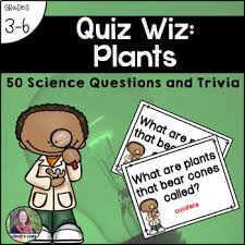 _____ is the only letter that does not appear in the name of any united states. Quiz Wiz Science And Trivia Questions Plants By Draz S Class Tpt