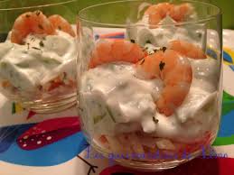 Verrines Concombre Surimi Amp Crevettes Verrine Concombre Verrines Crevettes Verrine Surimi