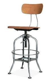 Industrial Metal Swivel Stool Wood Adjustable Height High Back Bar Kitchen Chair Chair Bar Chairs Most Comfortable Office Chair