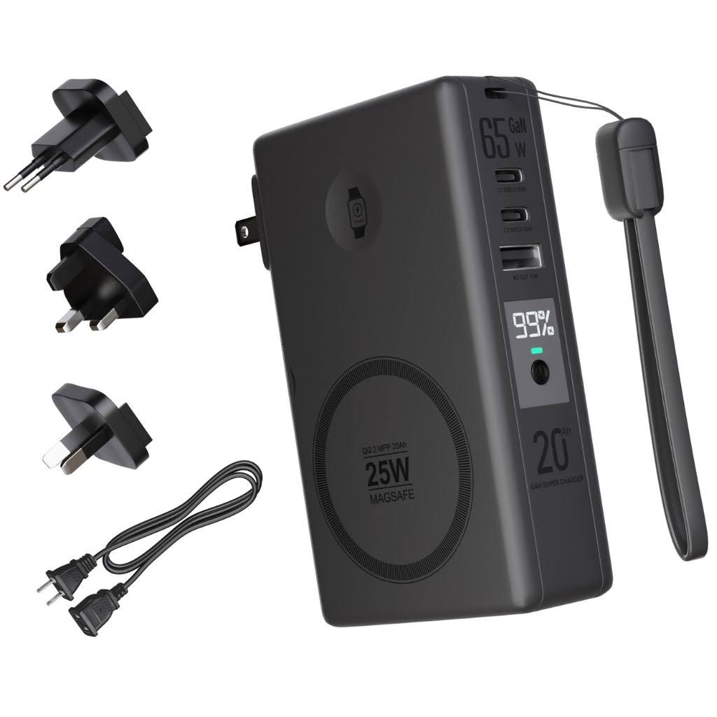 20000mAh Qi2.2 Magnetic Power Bank – 25W Wireless