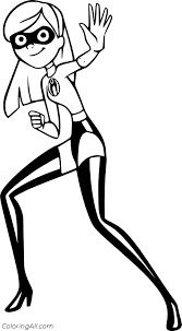 More 100 coloring pages from nature coloring pages category. Violet Parr From Incredibles Coloring Page Coloringall