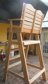 Tennis Umpire Chair For Sale Original Chair We Made From Cypress 599 Wood Patio Furniture Chairs For Sale Deck Chairs
