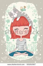 Cute Girl Cute Cat Illustration Cute Drawings Cat Illustration