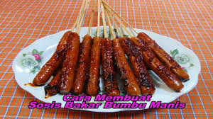 Masak yg simple cuma 3 bahan. Cara Membuat Dan Resep Sosis Bakar Bumbu Manis Youtube