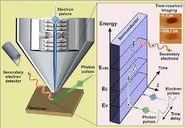 It consists of a scintillator inside a faraday cage, which is positively the se detector is placed at the side of the electron chamber, at an angle, in order to increase the efficiency of detecting secondary electrons. Schematic Representation Of The Scanning Uem At California Institute Of Download Scientific Diagram