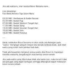 Santa maria, bunda allah, doakanlah kami yang berdosa ini sekarang dan waktu kami mati. Novena Tiga Salam Maria Startseite Facebook