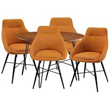 walker edison 5 piece mid century