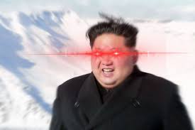Kim Jong Un With Glowing Eyes Blank Template Imgflip