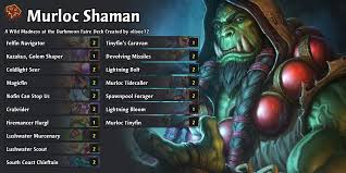 This hunter quest budget deck in hearthstone heroes of warcraft is made by me. Murloc Shaman Forged In Barrens Madness At The Darkmoon Faire Hearthstone Decks Out Of Cards