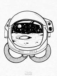 Sticker Illustrations 12th Edition Space Drawings Astronaut Drawing Drawings