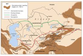 Physical map of russia and central asia. Land Free Full Text Central Asian Characteristics On China S New Silk Road The Role Of Landscape And The Politics Of Infrastructure