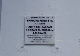 GAWU pays tribute to the Enmore Martyrs