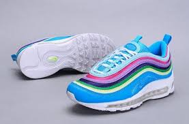 Nike Air Max 97 Blue Multi Color Ah6806 100 Sneaker Women S Shoes Nike Air Max Nike Air Max 97 Air Max 97