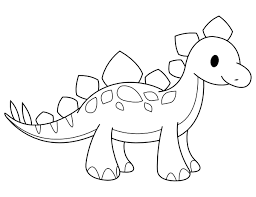 Last added coloring pages most viewed top rated. Printable Baby Stegosaurus Coloring Page