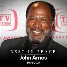 REST IN PEACE: John Amos, known for his memorable roles in “Good Times,”  “Roots” and many more, has died, according to multiple reports. He was 84  years old. MORE: https://tinyurl.com/2dnfkwyt