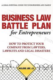 I would give it 5 stars, however it is a reference book and doesn't exactly inspire. Business Law Battle Plan For Entrepreneurs How To Protect Your Company From Lawyers Lawsuits And Legal Disasters Paperback Vroman S Bookstore