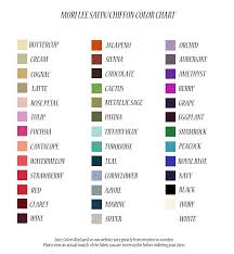 Supposed Color Chart For Those Mori Lee Dresses We Seem To