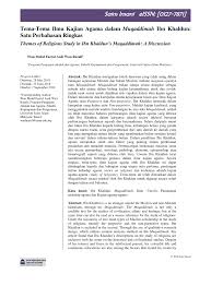 He thought the bureaucrats cannot understand commercial activities and they do ibn khaldun, moreover, dealt with the problem of optimum taxation, minimum government services, incentives, institutional framework, law and order. Pdf Tema Tema Ilmu Kajian Agama Dalam Muqaddimah Ibn Khaldun Satu Perbahasan Ringkas Themes Of Religious Study In Ibn Khaldun S Muqaddimah A Discussion