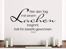 Wandtattoo Den Tag Mit Einem Lachen Beginnen Wandtattoo Com
