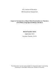 What is cloth in malay. Pdf Impact Of Introduction Of Open Book Examination On Teachers Of H2 Malay Language And Malay Literature Mohd Fuad Salim Academia Edu