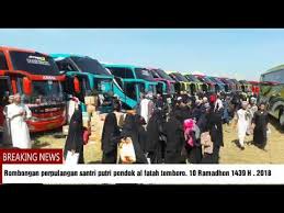 Klaster itu adalah klaster pondok pesantren al fatah temboro magetan. Temboro Perpulangan Liburan Santri Purti Pondok Al Fatah 2018 Youtube