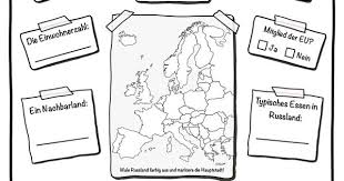 Steckbrief Europa Russland Unterrichtsmaterial In Den Fachern Erdkunde Sachunterricht Steckbrief Erdkunde Bundesland Bayern