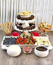 I don't think party planners often think of fondue as a viable dinner party option. Cheese Chocolate Fondue Party Sprinkle Some Fun