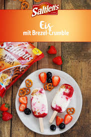 Rezept Eis Mit Brezel Crumble In 2020 Brezel Rezepte Leichte Rezepte