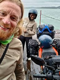 On the ferry to Koh Chang yesterday after riding down from Ban Phe. Was  intending