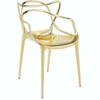 This chair's distinguishing feature is obviously its back, with solid lines and hollows created by the interweaving curves of the. Chair Masters By Kartell