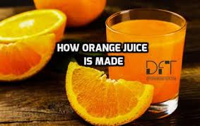 how to make orange juice production process with flow