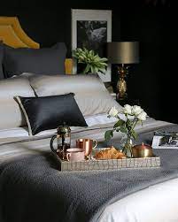 Get The Luxury Hotel Look At Home With Swoonworthyblog And Our Luxurious Bed Linen Accessories Bedroom Interior Interior Design Bedroom Black Bedroom Design