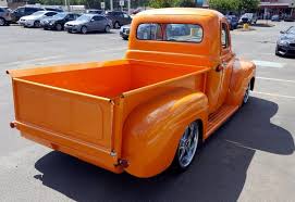 Image result for Orange 1952 Truck