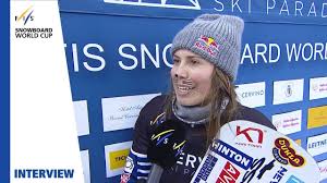 Na zoh 2018 získala ve snowboardcrossu bronzovou medaili. Eva Samkova It Was Really Tight Cervinia Ladies Sbx Fis Snowboard Youtube