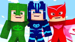 Pijamaskeliler Baykus Kiz Kertenkele Ve Kedi Cocuk Minecraft Youtube