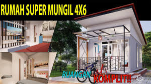 Adapun rangka atap baja ringan hanya mampu diberikan pada bentang sekitar 10 meter dengan tanpa tiang ditengahnya. Desain Rumah 4x6m Tiny House Super Mungil