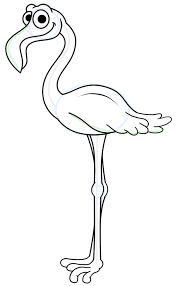 See more ideas about flamingo, flamingo art, flamingo coloring page. How To Draw A Cartoon Flamingo How To Draw Cartoons