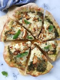 25 Pizza Recipes That Are Cheesy Deliciousness An Unblurred Lady Chicken Pesto Pizza Pesto Pizza Pesto Pizza Recipe