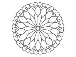 Radial symmetry coloring page pages template. Flower Radial Mandala Design Novocom Top