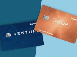 Capital one venture rewards credit card the capital one ventureone rewards credit card offers a flat rewards rate on purchases, doesn't charge an annual fee and has a slightly lower annual percentage rate of 15.49% to 25.49%. Capital One Venture Vs Savor Which Credit Card Is Best For You