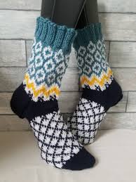 Check spelling or type a new query. Handgestrickte Socke Fair Isle Muster Gr 42 43