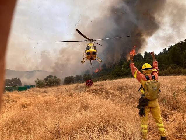 Aragón, amenazado por las llamas y los recortes en el personal de bomberas y bomberos forestales