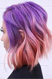 24 Stunning Purple Highlights Ideas To Make Your Daily Look Unique Cool Hair Color Hair Styles Hair Color Pink