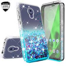 Motorola has done the work to make sure your device has a fully optimized, certified and tested version of android. Motorola Moto G7 Power G7 Supra Case Liquid Glitter Phone Case Waterfall Floating Quicksand Bling Sparkle Cute Protective Girls Women Cover Teal Walmart Com