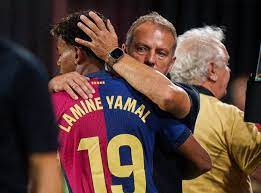❗️Hansi Flick believes Lamine Yamal has room for growth despite his high  level, advising him to stay dedicated and keep working. 💙❤️🤩👏 | Facebook